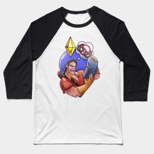 Gaston x Sims Vintage Look Baseball T-Shirt